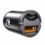 Car Charger | 30W | 1U — Baseus (VCHX-A0G) Tiny Star Mini Quick Charge USB Port Gray — VCHX-A0G Gray