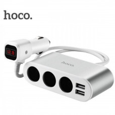 АЗУ « Hoco - Z13 » (3 in 1) With Digital Display (2 USB) (2.1A) — Silver — Silver