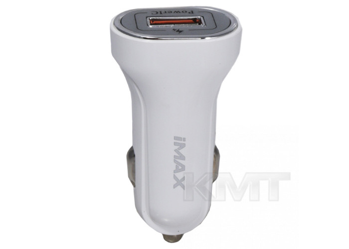 iMax CC-28 Car Charger (1 USB)( 3.1 A) — White