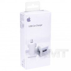 Apple Car Charger (1 USB)( 1 A) — White