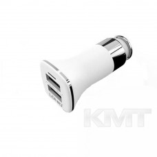 Ldnio DL-C301 Auto id Car Charger Set (Lightning) (2 USB)(3.6 A) — White