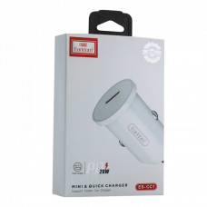 Earldom ES-CC1 Car Charger (1 USB-C)( 2.4 A) — White