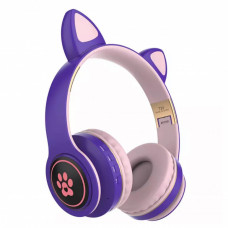 Навушники Bluetooth Tucci T24 LED-Purple