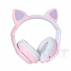 Навушники Bluetooth TUCCI CT930 LED-Pink