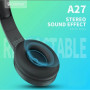 Навушники Bluetooth-Celebrat A27-Black