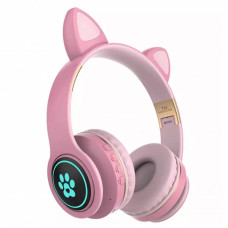 Навушники Bluetooth Tucci T24 LED-Pink