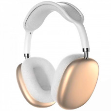 Навушники Bluetooth — Max — White-Gold