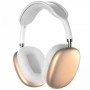 Навушники Bluetooth-Max-White-Gold