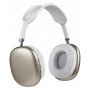 Навушники Bluetooth-Max-White-Gold