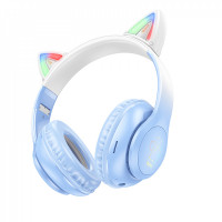 Навушники Bluetooth — Hoco W42 Adventure — Crystal Blue