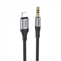 Cable Aux to Lightning — Hoco UPA26 — Black