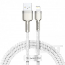 Baseus (CALJK-A) Cafule Series Metal Data Cable USB to IP 2.4A 1m  — CALJK-A02 White