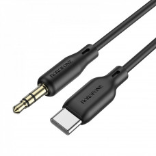 Кабель Aux to USB C (1m) — Borofone BL18 — Black