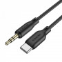 Кабель AUX to USB C (1M) - Borofone BL18-Black