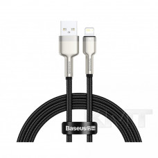 Baseus (CALJK-A) Cafule Series Metal Data Cable USB to IP 2.4A 1m  — CALJK-A01 Black