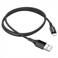 Cable usb to Lightning Borofone BX54 Ultra bright  — Black