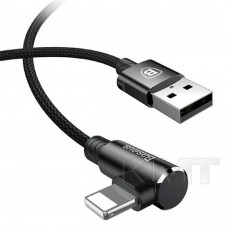 Baseus (CALMVP-A01) MVP Elbow Type Cable USB For IP 1.5A 2M Black — CALMVP-A01 Black