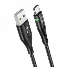 Cable USB C 2.4A (1.2m) — Hoco U93 — Black