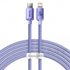 Baseus (CAJY000305) Crystal Shine Series Fast Charging Data Cable Type-C to iP 20W 2m  — CAJY000305 Purple