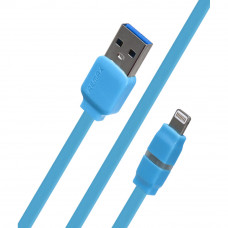 Remax (RC-29i) Breathe Lightning USB Cable (1m)  — Light Blue