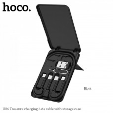 Кабель з кейсом Hoco U86 Treasure-Black
