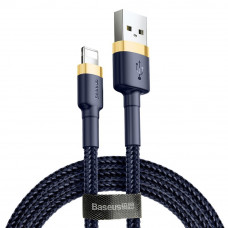 Baseus (CALKLF) cafule Cable USB For lightning 2.4A 1M — CALKLF-BV3 Gold+Blue