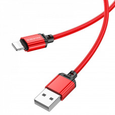 Cable usb to Lightning Borofone BX87 Sharp  — Red