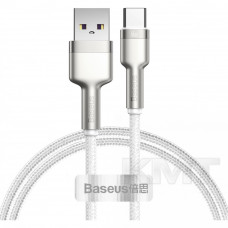 Baseus (CAKF000102) Cafule Series Metal Data Cable USB to Type-C 66W 1m — CAKF000102 White
