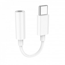 Adapter USB C To 3.5mm — Hoco LS35 — White