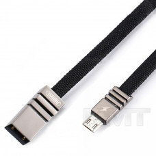 Remax (RC-081m) Weave Micro USB Cable (1m) — Black