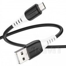 Кабель Hoco X82 silicone charging data cable Micro — Black