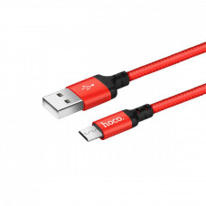 Кабель Hoco X14 Micro (1m) — Red & Black