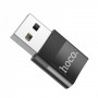 Adapter USB A To USB C — Hoco UA17  — Black