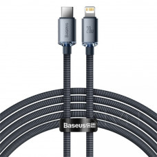 Baseus (CAJY0002) Crystal Shine Series Fast Charging Data Cable Type-C to iP 20W 1.2m — CAJY000201 Black