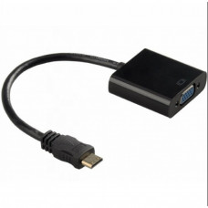 Переходник Mini HDMI - VGA Black