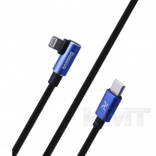 Cable  C to IP PD 18W Baseus (CATLMVP-A03) MVP Elbow 1m Blue