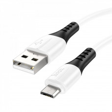 Кабель Hoco X82 silicone charging data cable Type-C — White