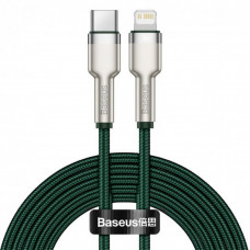 Cable  C to IP PD 20W Baseus (CATLJK-B) Cafule Series Metal 2m  — CATLJK-B06 Green