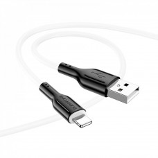 Cable usb to Lightning Borofone BX63 Charming  — Black & White