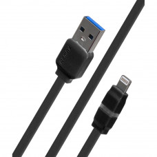 Remax (RC-29i) Breathe Lightning USB Cable (1m)  — Black