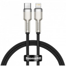 Cable  C to IP PD 20W 0.25m Baseus (CATLJK-01) Cafule Series Metal  — CATLJK-01 Black