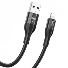 Кабель Hoco X72 Creator silicone charging data cable Lightning — Black