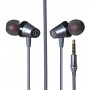 Навушники з мікрофоном 3.5 mm-Veron Vh02 Gray