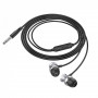 3.5mm Earphones With Mic — Hoco M106 — Silver