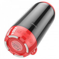 Колонка Bluetooth Borofone BR25 Crazy sound colorful luminous — Red