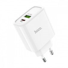 СЗУ « Hoco - C57A Speed charger » PD+QC3.0 — (EU) — White
