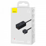Home Charger EU | 65W | GaN3 | AC | 2U | 2C | C to C Cable (1m) — Baseus (PSZM000001) Pro Desktop Powerstrip — PSZM000001 Black