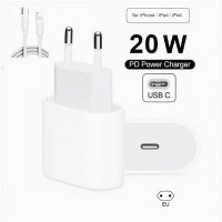 Home Charger | 20W | PD | USB C to Lightning Cable (1m) — Apple MHJ83ZM/A