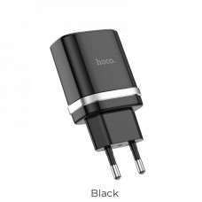 СЗУ « Hoco - C12Q Smart » QC3.0 — (EU) — Black