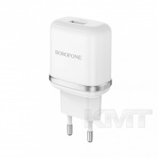 СЗУ « Borofone - BA36A » QC3.0 — (EU) — White